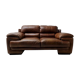 Brown buffalo leather sofa 193 cm