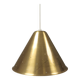 Hanging lamp from Danish Fog&Mørup 1950s, made of solid brass.