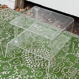 Coffee table plexiglass magazines holder