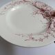 Joinville decorative plate KG Lunéville rose