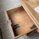 Counter or desk in oak from the 1950s.