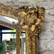Mirror 244.5/142.5cm Louis XIV with mercury glass, gold leaf.