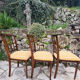 Mobilier de salon anglais en acajou vers 1900