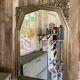 Bevelled gold mirror