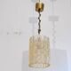 Glass and brass pendant lamp by Carl Fagerlund 1970