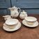 Antique tea service Villeroy & Boch Mettlach – Cream earthenware & gilding