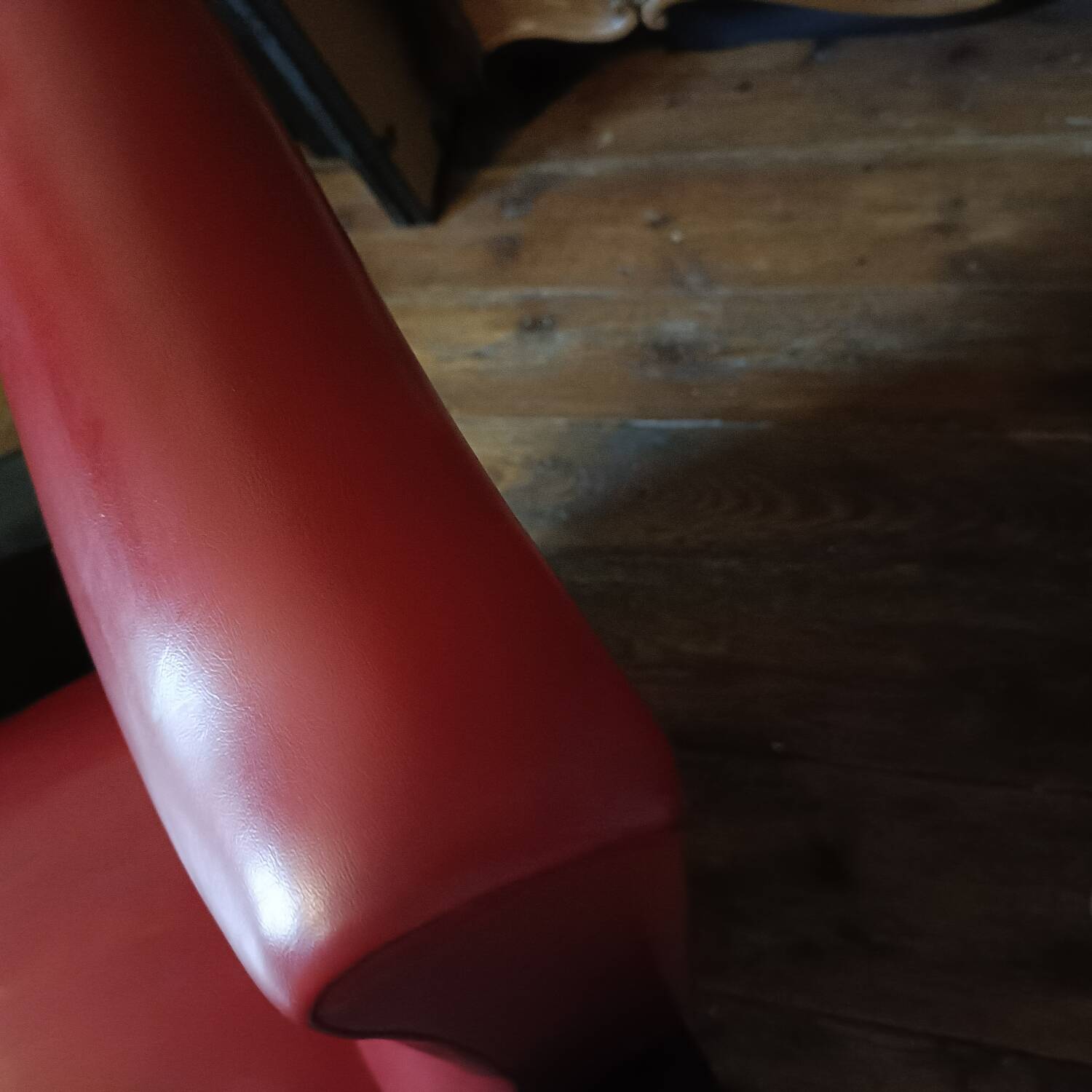 Vinyl armchair, 1960s