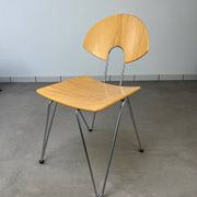 6 Mikado chairs 1800, stackable, design by Walter Leeman for Kusck&co.