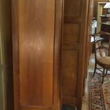 Small-checked walnut bookcase