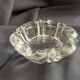 Cendrier art deco en verre moulé ancien vintage vide-poches en verre