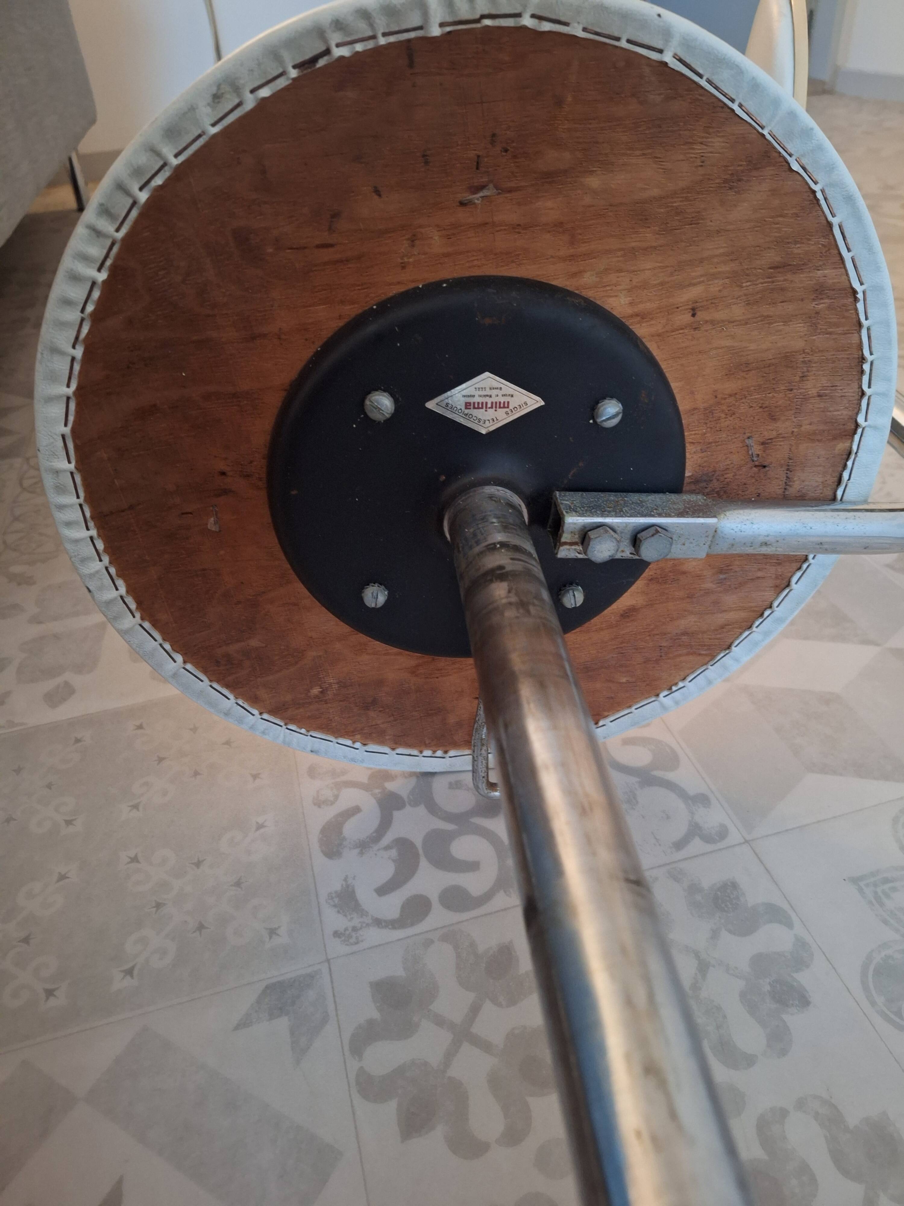Vintage adjustable high stool Mirima — 1960s/70s