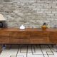 Vintage Scandinavian lowboard in teak – Minimalist sideboard from the 60s/70s.