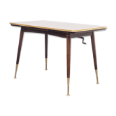 Table à manger extensible années 50