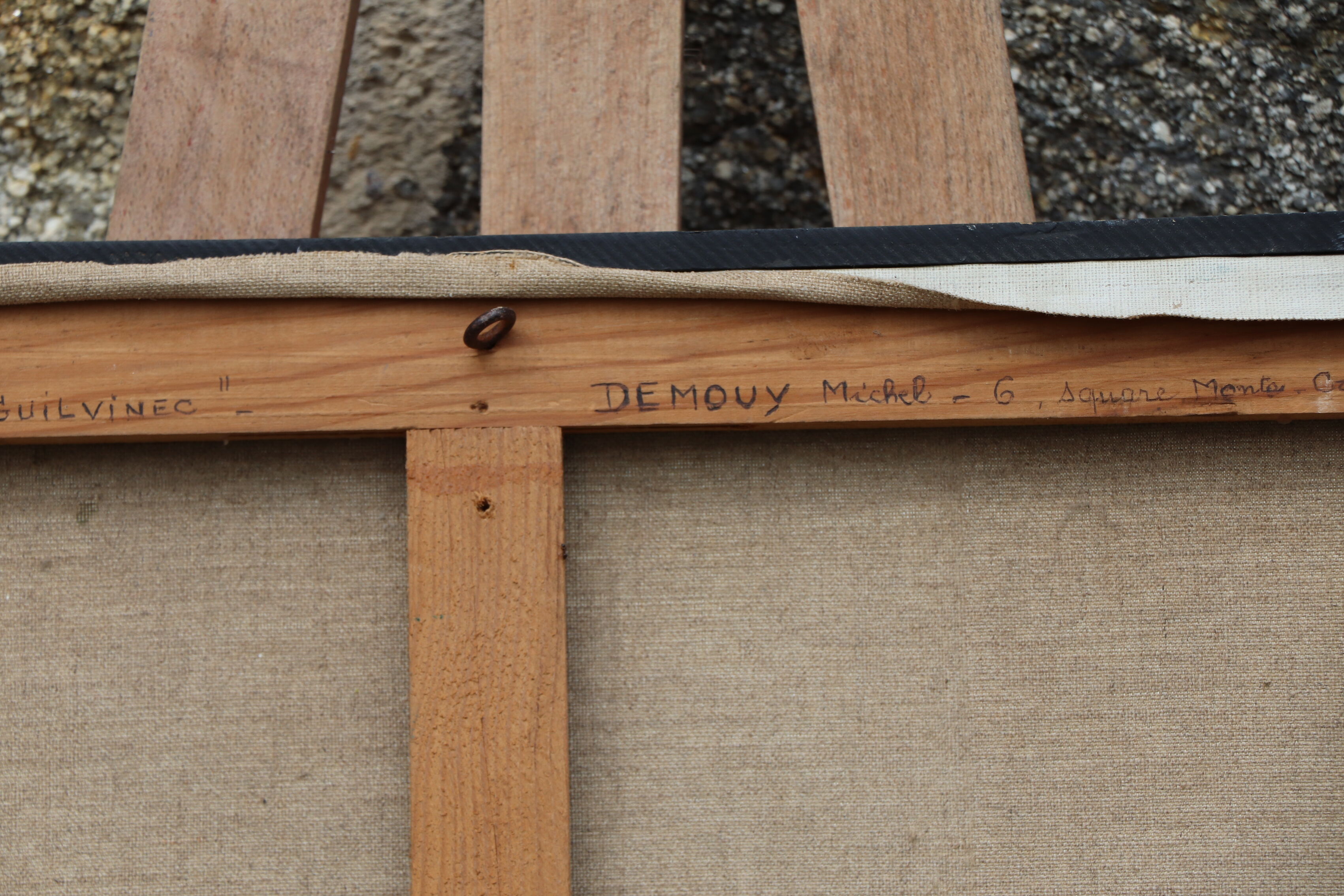 Table Bretagne Guilvinec, signed