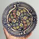 Decorative ceramic plate from Nabeul, Tunisia.