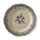 Assiette en faïence de Gien décor buisson diam 24,5 cm