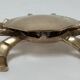 Vintage solid brass crab