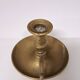 Antique hand candlestick in solid brass - 19th-century Martinet - Country decor C