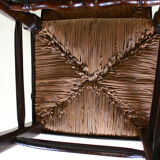 Six chaises de pays du début du 20e siècle