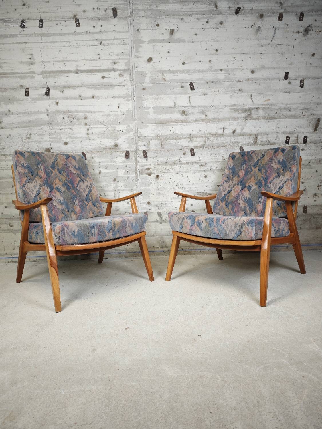 Pair of vintage armchairs