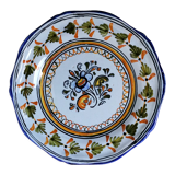 Glazed stoneware talavera plate