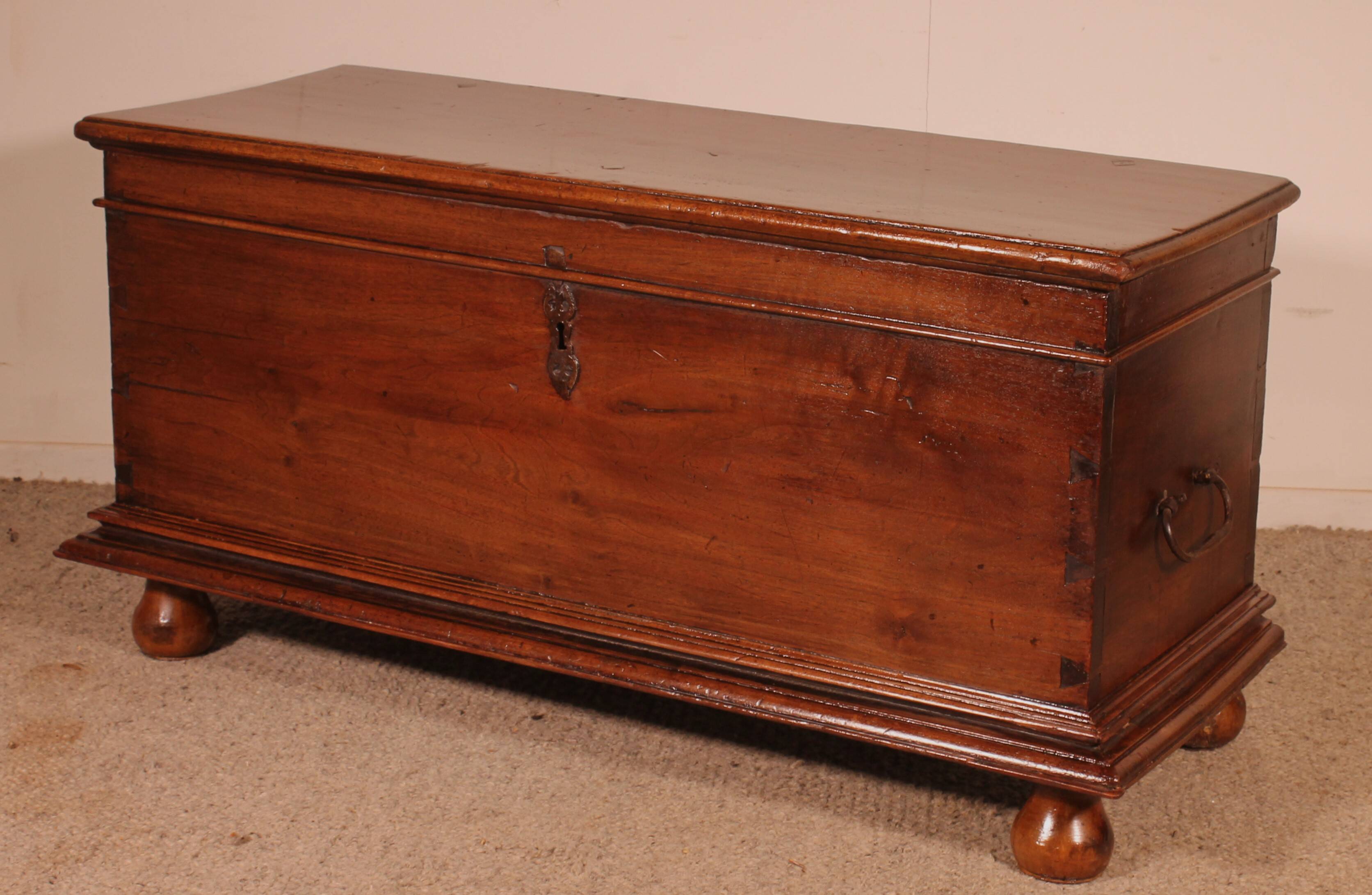 17th Century Spanish Walnut Chest