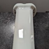 Old white porcelain wall lamp art deco bathroom 1930 opaline tulip 1930