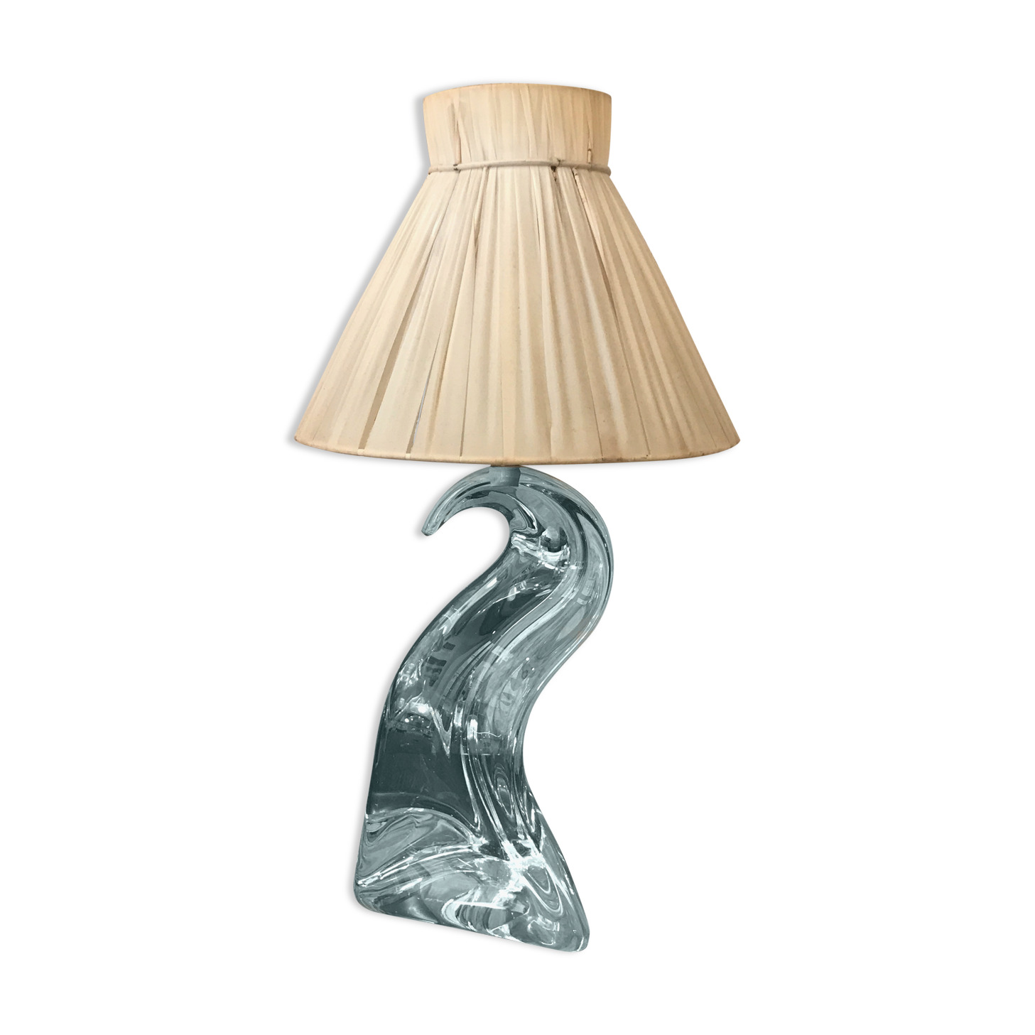 Crystal lamp of saint louis old - 1940