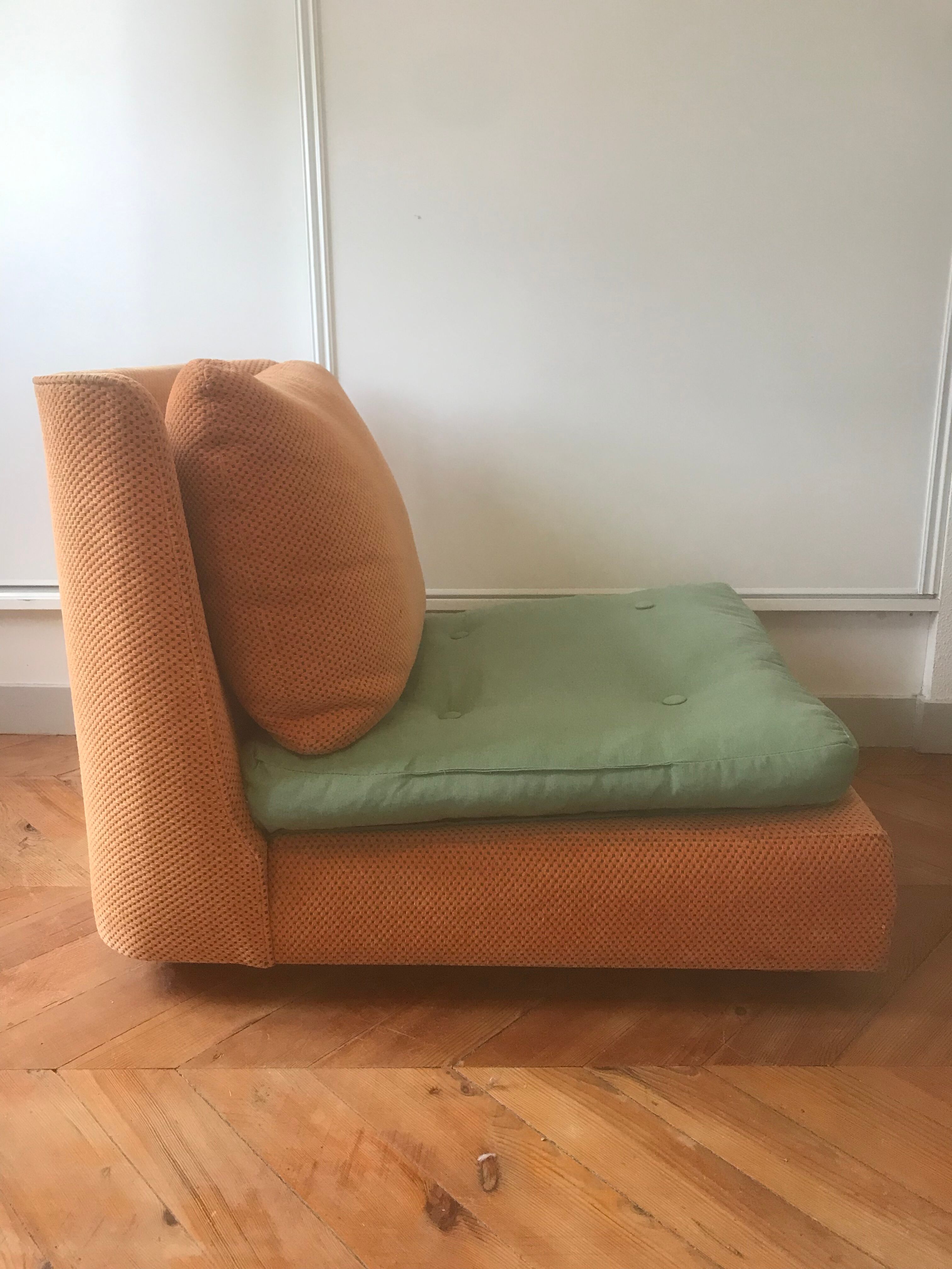 Vintage armchair driver 1970