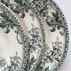 4 dessert plates ironstone "Liserons" Choisy le Roi