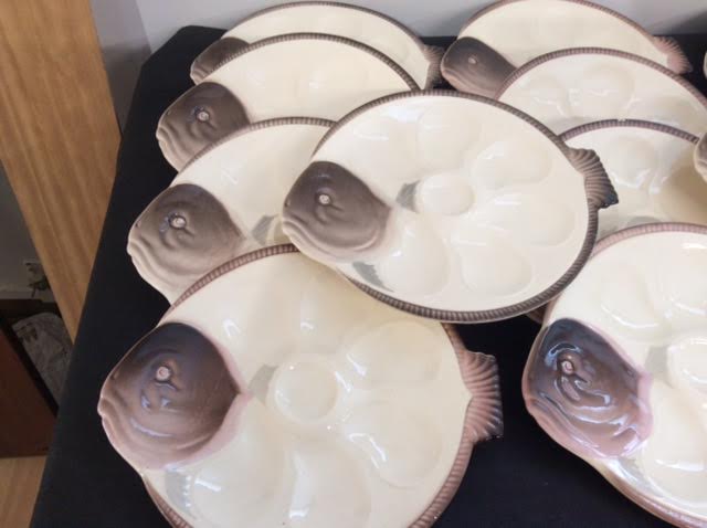 14 oyster plates