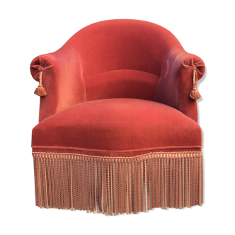 Fauteuil crapaud ancien