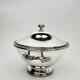 Vegetable Dish, Silver Metal Soup Tureen, Empire Style, Malmaison