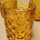 Amber glass whisky 6 glasses