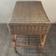 Banc en rotin des années 70