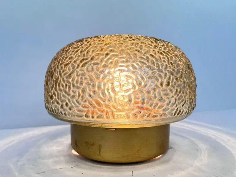 Midcentury Rare Flush Mount, Ceiling or Wall Lamp, Germany, 1970s
