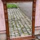Henri II mirror in solid oak 67x97cm from the 19th century
