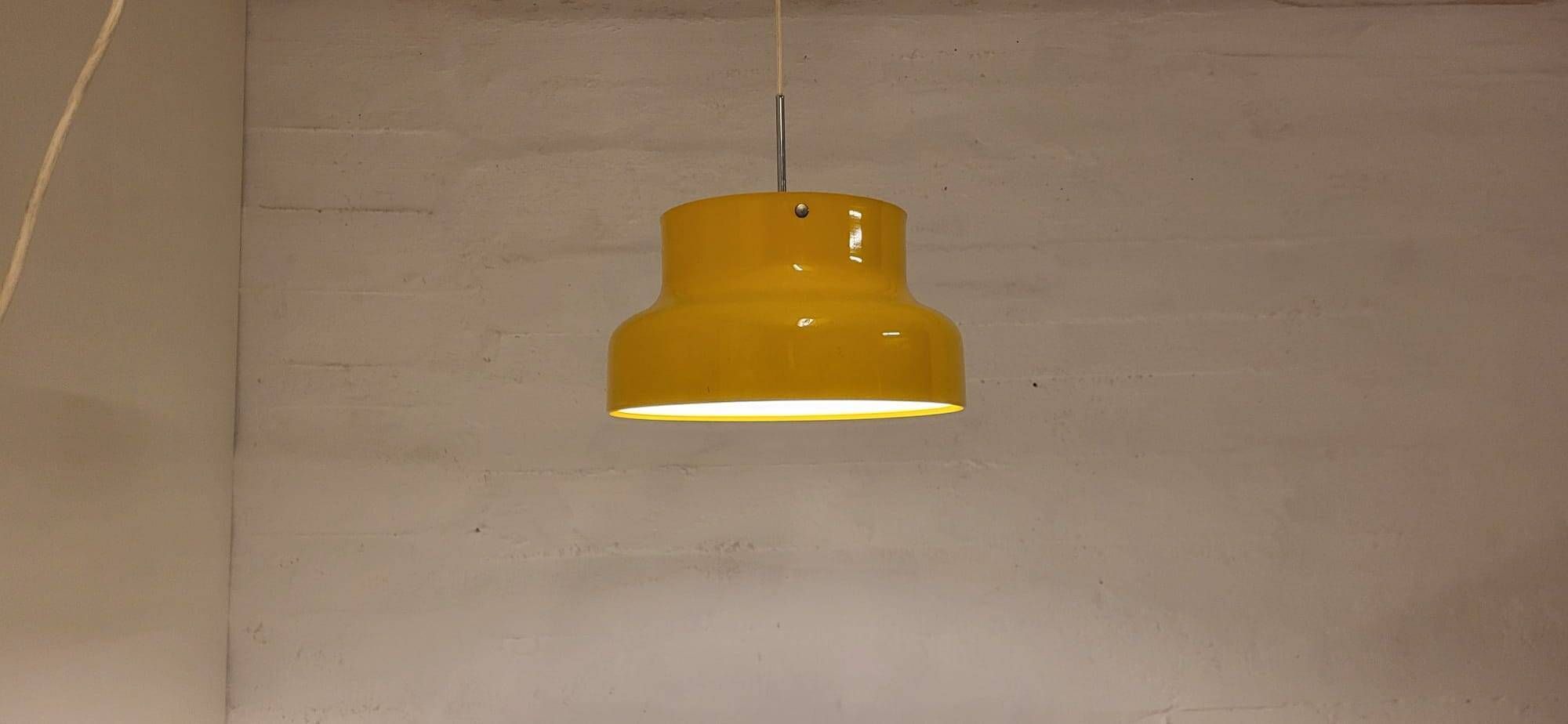 Yellow ceiling lamp 1970s – Bumling Anders Pehrson Ateljé Lyktan | Vintage design lamps