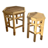 Tables gigogne en bambou