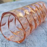 Vase en verre rosaline