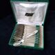 Box of 12 silver-plated coffee spoons, Grand Prix model