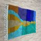 Colorful handmade Berber rug, traditional style, size 150 x 250 cm