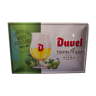 Enamelled advertising plate for the Belgian beer brand Duvel