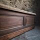 Antique French oak storage bench / blanket box, 1800–1850