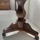 Empire-style mahogany and veneer guéridon, 19th century.