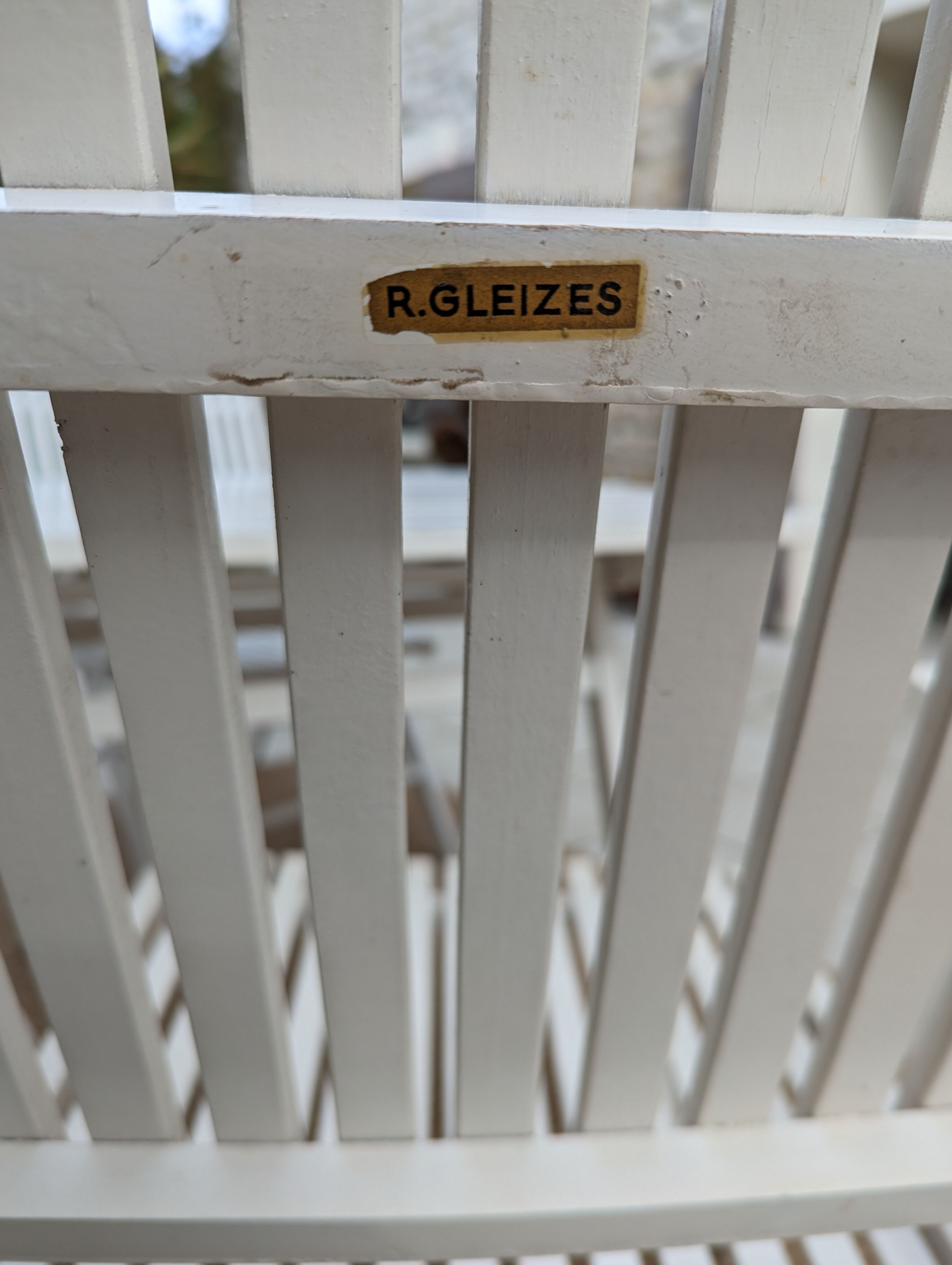 Garden furniture R.Gleizes