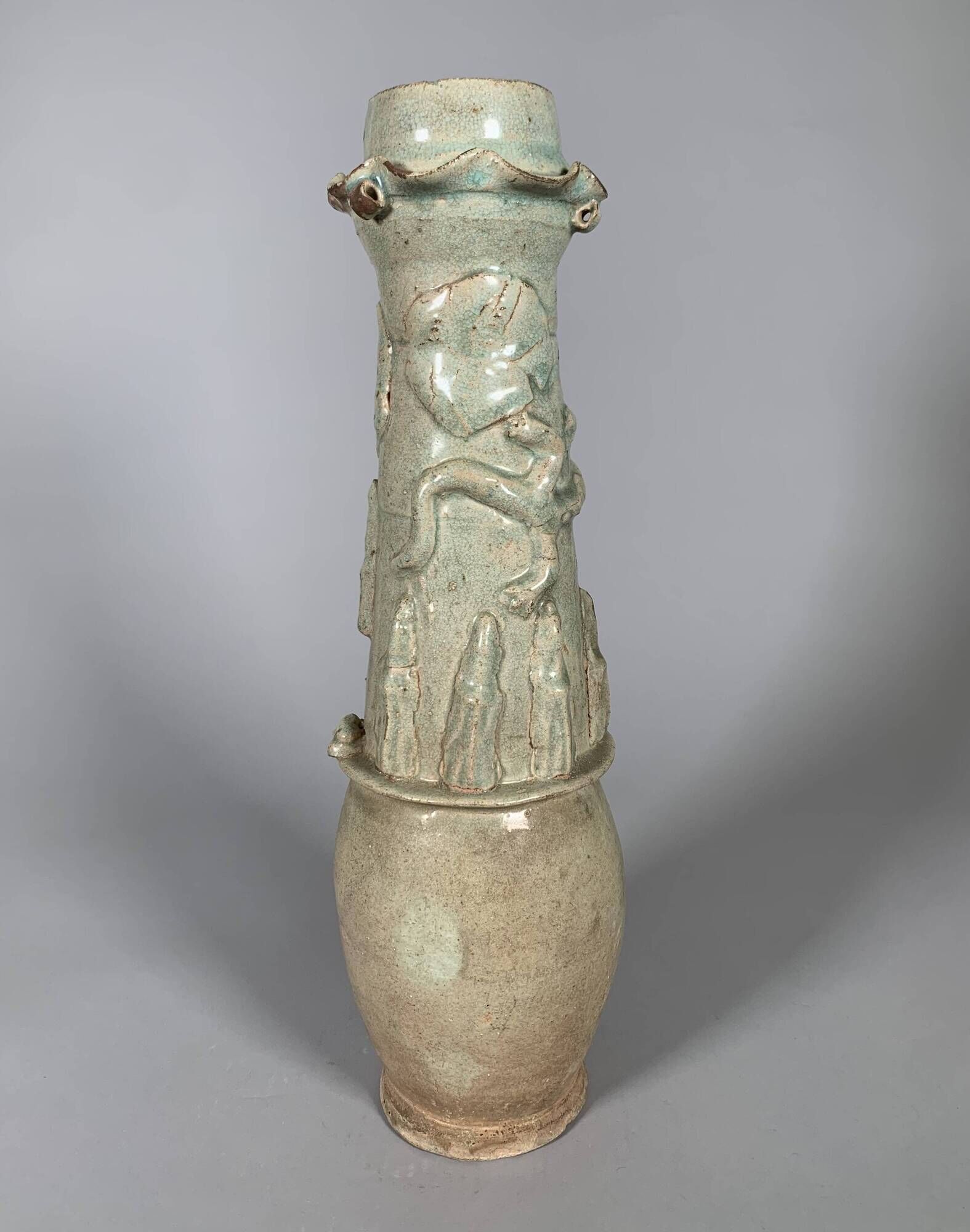 Pair of Funeral Urns - Song Dynasty (960 - 1127) - 50 cm archaeology c