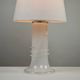 Large Glass Table Lamp by Hannelore Dreutler/Studio Åhus for Ateljé Lyktan, signed and dated 1981