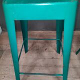 Pair of industrial bar stools