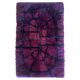 Mid-century Modern Bordeaux Red Rya Rug by Gull-Britt Johansson for NIAB, Sweden